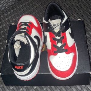 Red Black & White Dunks 10c
